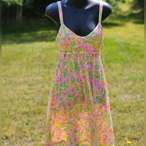 Lilly Pulitzer Felice Printed Dress White Flora Baby S